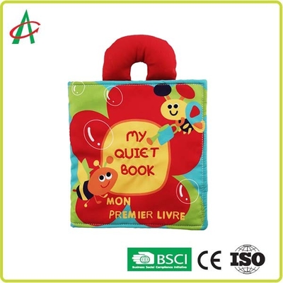 ISO BSCI Family Early Education 3d Cloth Book Tkanina poliestrowa