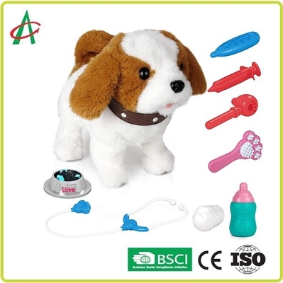 9,8 '' Interactive Stuffed Puppy Walking szczekający śpiew