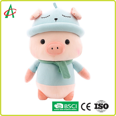 OEM ODM Plush Pig Doll Toy Śliczny szalik Świnia Poduszka dla lalek