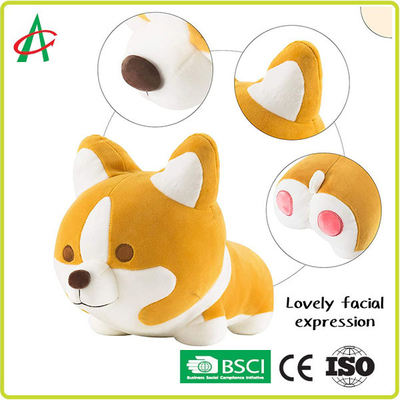 ODM Wypchana zabawka Shiba Inu, EN71-1-2-3 Urocza pluszowa poduszka Corgi