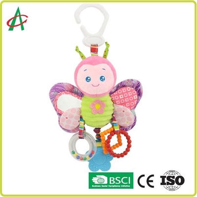 Pluszowa grzechotka Bee Baby wielofunkcyjna, łatwa do czyszczenia