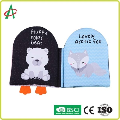 22cmx28cm Cloth Story Books dla niemowląt Ocean Cartoon Character
