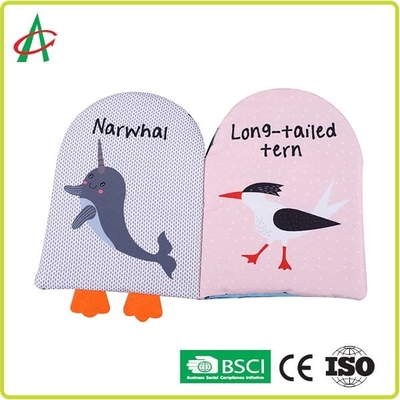 22cmx28cm Cloth Story Books dla niemowląt Ocean Cartoon Character