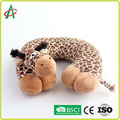 Angelber 30cm poduszka w kształcie litery U Giraffe Cute Cartoon do podróży