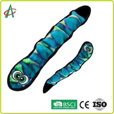 ASTM Interactive Puppy Toy, BB Squeaky Snake Dog Toy