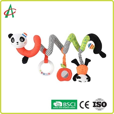 BSCI Baby Panda pluszowa spiralna zabawka z dostosowanymi lustrami
