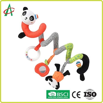 BSCI Baby Panda pluszowa spiralna zabawka z dostosowanymi lustrami