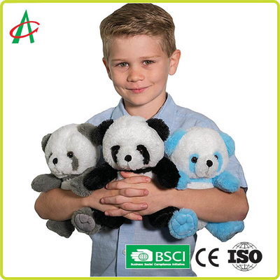 Niestandardowa wysokość 25 cm Żywe przytulanki Panda Wypchane zwierzę